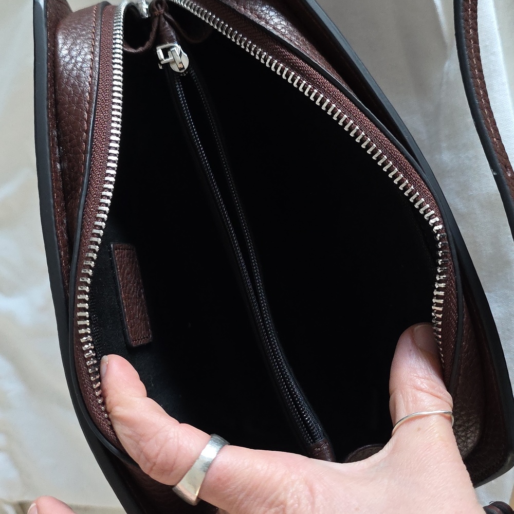 NWT The Horse Clara Shoulder Bag In Coffee Leather - Picture 10 of 11